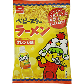 ベビースターラーメン（キブンはじけるオレンジ味）