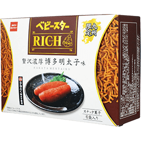 ベビースターRICH（贅沢濃厚 博多明太子味）