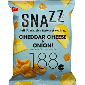 SNAZZ（チェダーチーズ＆オニオン味）