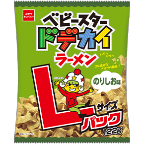 ベビースタードデカイラーメン（のりしお味）Lサイズパック