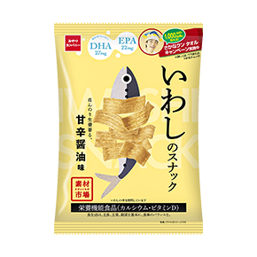 素材市場 いわしのスナック（ほんのり生姜香る、甘辛醤油味）小袋