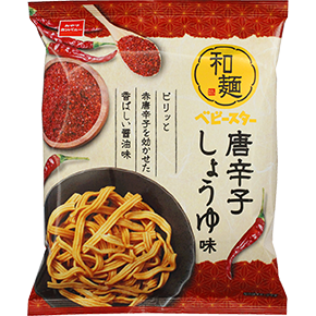 和麺ベビースター（唐辛子しょうゆ味）