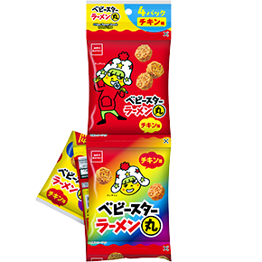 ベビースターラーメン丸（チキン味）4連
