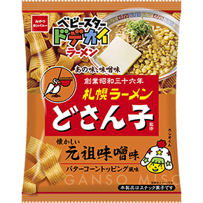 ベビースタードデカイラーメン(札幌ラーメン どさん子監修 元祖味噌味 バターコーントッピング風味)