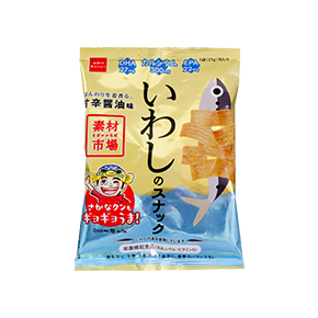 素材市場 いわしのスナック（ほんのり生姜香る、甘辛醤油味）小袋