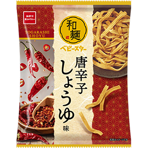 和麺ベビースター（唐辛子しょうゆ味）