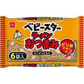ベビースターラーメンおつまみ（ピリ辛チキン味）6袋入