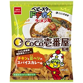 ベビースタードデカイラーメン（CoCo壱番屋監修 チキンと夏ベジのスパイスカレー味）