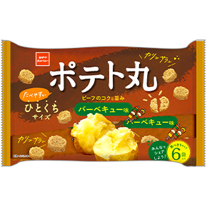 ポテト丸（バーベキュー味）6袋入