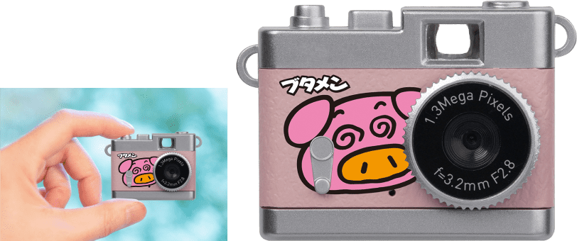 おやつカンパニー ブタメンオリジナルトイカメラプレゼント