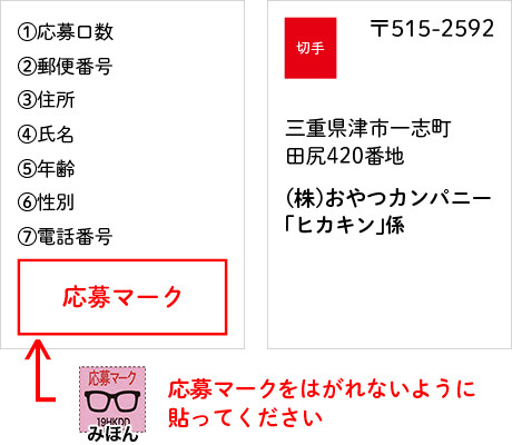 応募ハガキ