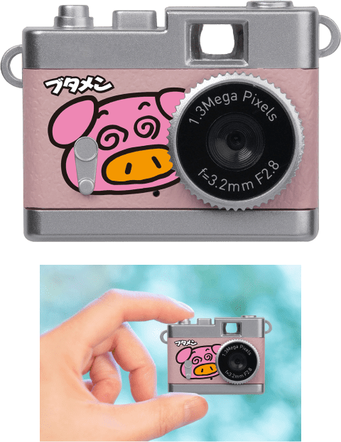 おやつカンパニー ブタメン オリジナル トイカメラ 新品未使用 ブタメンオリジナルトイカメラが当たる!!プレゼントキャンペーン